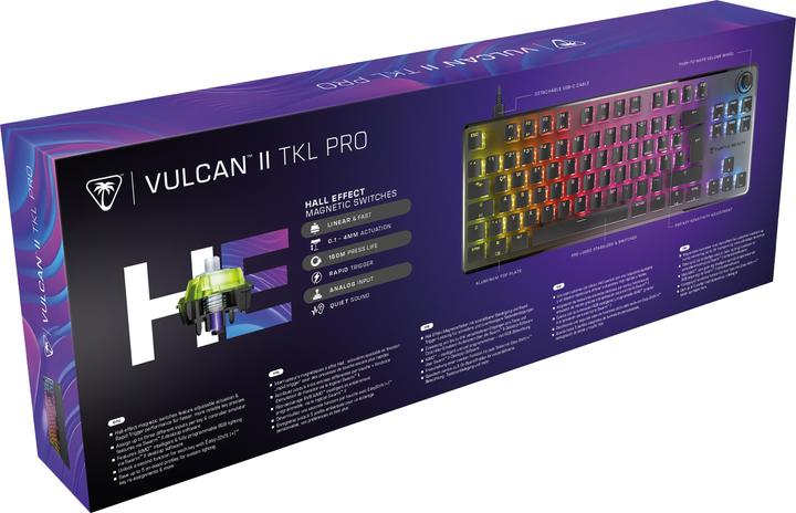 Produktbild Turtle Beach Vulcan II TKL Pro Gaming-Tastatur, Schwarz (DE, Kabelgebunden)