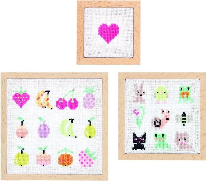 Image du produit Rico Design Broderie au point de croix, Pix.A.3pcs.100222