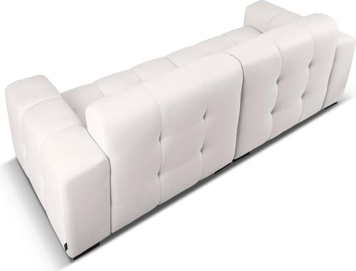 Actual product image Micadoni Velvet Sofa, "Kendal", 4 Seats, 255x103x79Made in Europe (2 person sofa, 3-seater, 4-seater)