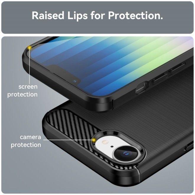 Immagine prodotto MU Style Carbon Fiber TPU Softcase Series (Apple iPhone 16e)