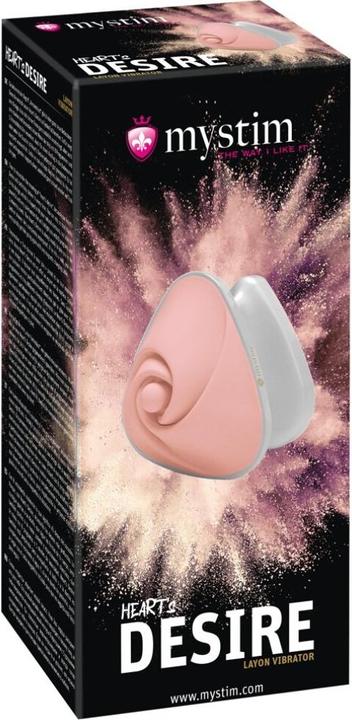 Image du produit Mystim Vibromasseur Hearts Desire Lay-On Rose
