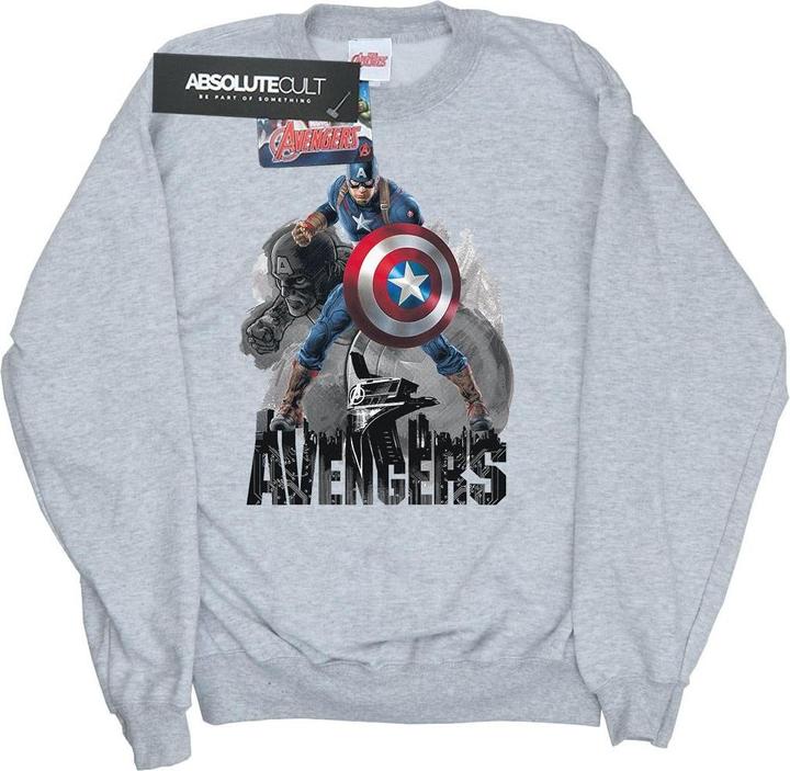 Captain America Action Pose Sweatshirt