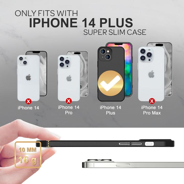 Image du produit Nalia Étui pour téléphone portable extra-fin (Apple iPhone 14 Plus)