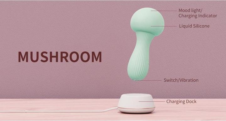 Produktbild Otouch Mushroom Silikon Wand Vibrator Türkis