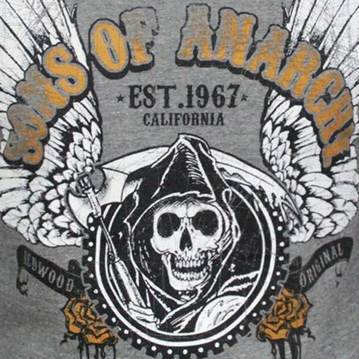 Image du produit Sons Of Anarchy Pull motif Faucheuse avec des ailes (L)