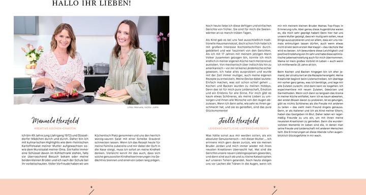 Immagine prodotto Food with love: Eat & Love – Unsere Jeden-Tag-Küche mit Herz (Tedesco, Manuela Herzfeld, Joëlle Herzfeld, 2022)
