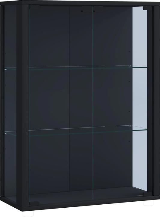 Produktbild VCM Sammel Wandvitrine Holz Glas Udina (60 x 25 x 80 cm)