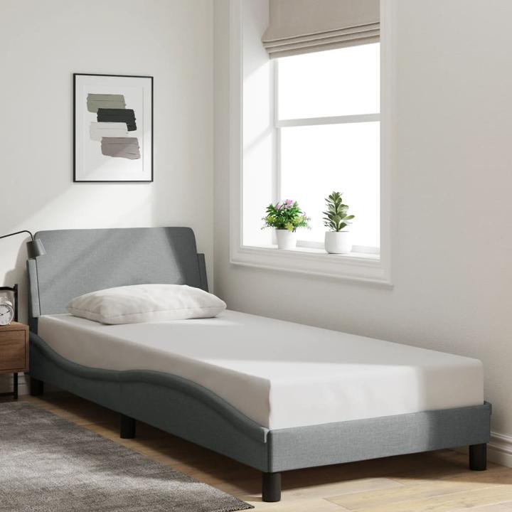 Produktbild VidaXL Bettgestell mit Kopfteil Stoff (80 x 200 cm)