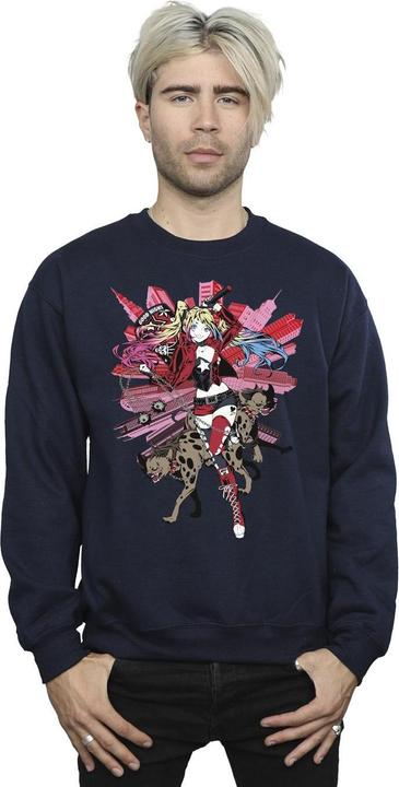 Actual product image Mens Harley Quinn Hyenas Cotton Sweatshirt (4XL)