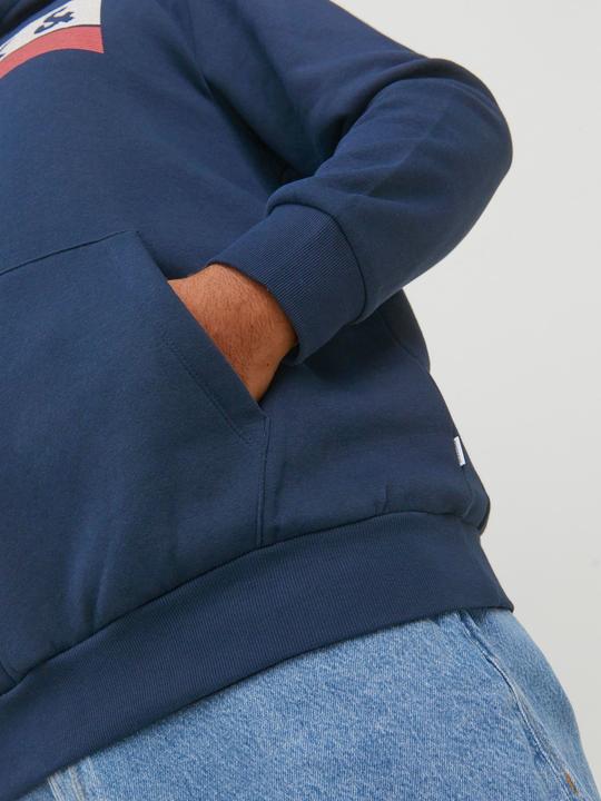 Produktbild Jack & Jones Basic Logo Plus Size Hoodie (6XL)
