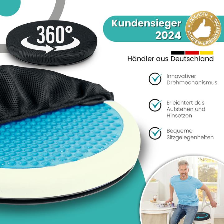 Produktbild Aktivshop Orthopädisches Drehkissen Gel