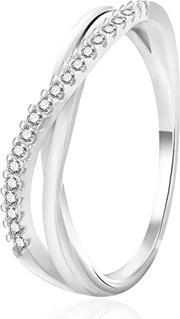 Immagine prodotto Agato Fashionable Silver Ring With Zircons Agt-R44w (56)