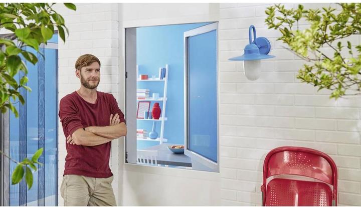 Image du produit tesa Moustiquaire COMFORT pour fenêtres, avec bande Velcro, autocollante, sans perçage (130 x 150 cm)