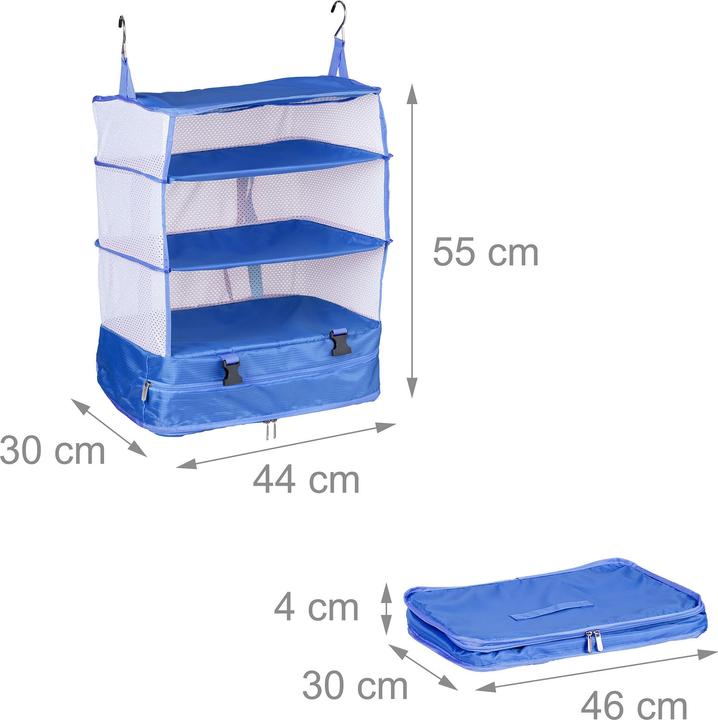 Actual product image Relaxdays Luggage organizer