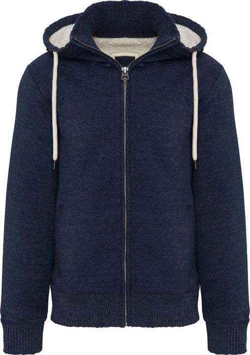 Actual product image Kariban Mens Vintage Heather Sherpa Lined Fleece Jacket (M)