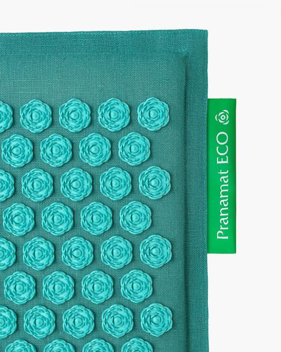 Actual product image Pranamat ECO massage set mat + cushion + mini mat d. turquoise