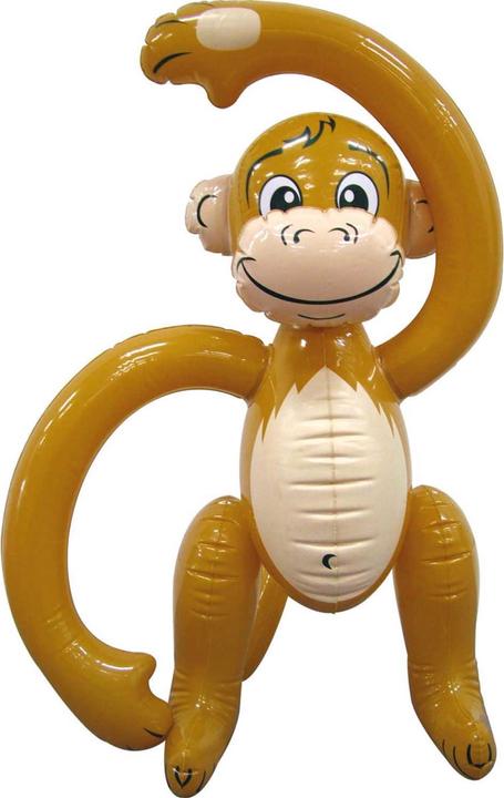 Produktbild Folat Partyaccessoire Aufblasbarer Affe Braun, 61 cm