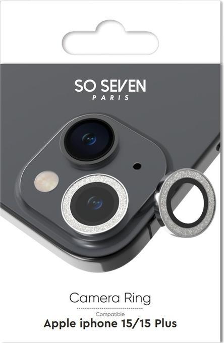 Actual product image So Seven Shock and scratch resistant camera film (1 Piece, Apple iPhone 15)