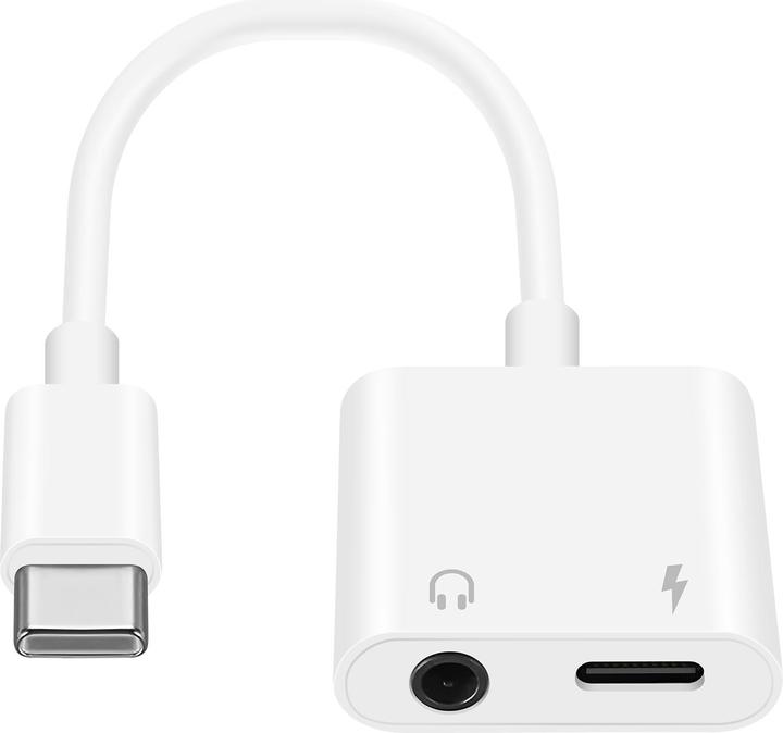 Immagine prodotto Enkay Adattatore da USB-C a 3,5 mm + USB-C per audio e ricarica (USB tipo C, USB tipo C, Jack da 3.5mm)