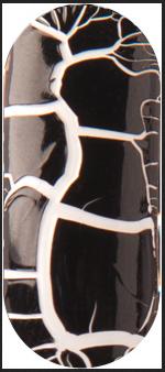 Image du produit Rio Crackle Nails Classic" ( NCRC) (Blanc, Noir, Silver)