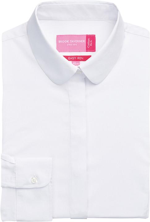 Brook Taverner Trevi Langarm Poplin Bluse