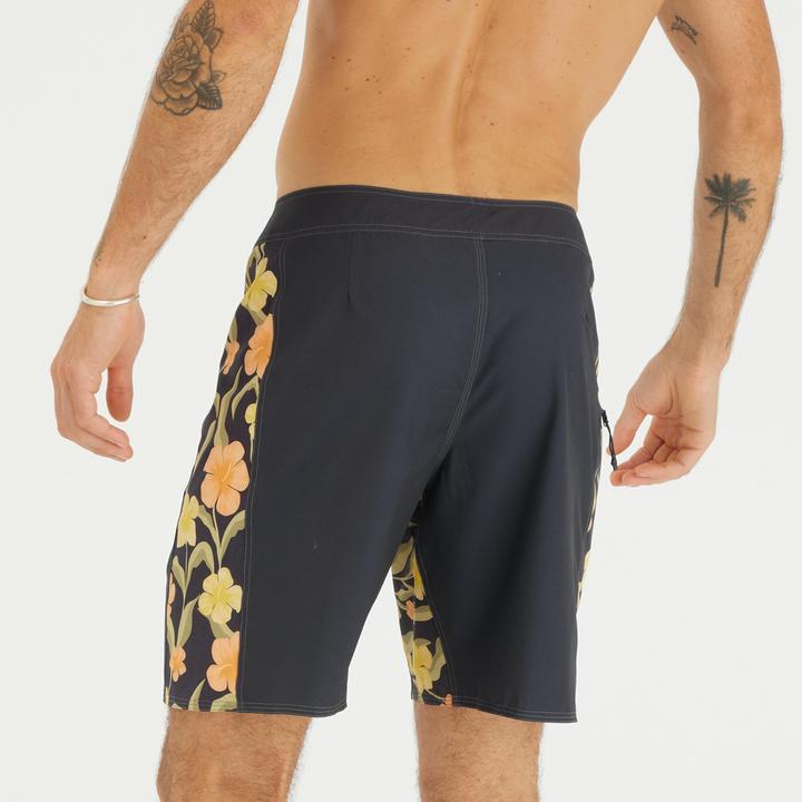 Produktbild Olaian Boardshorts Surfen Herren lang 500 Arch Spring 19" schwarz (38)