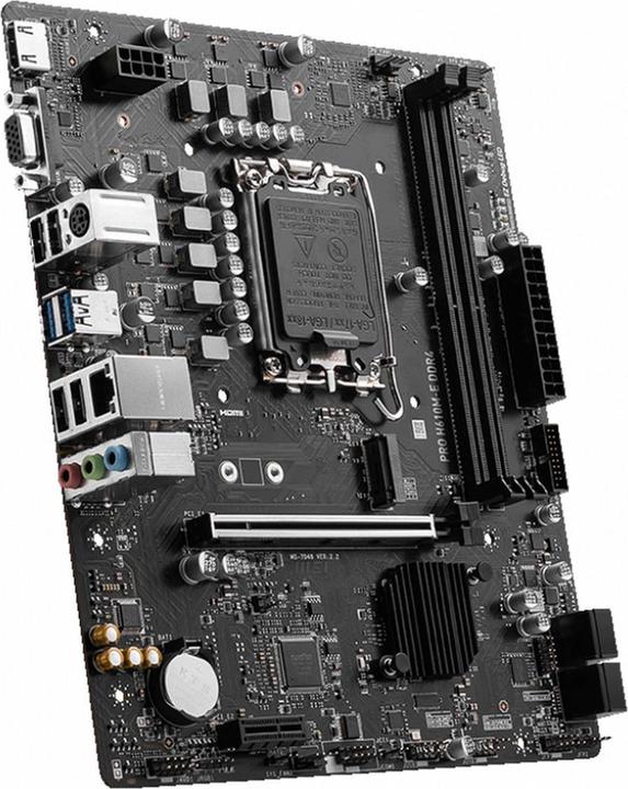 Actual product image MSI PRO H610M-E DDR4 (LGA 1700, Intel H610, mATX)