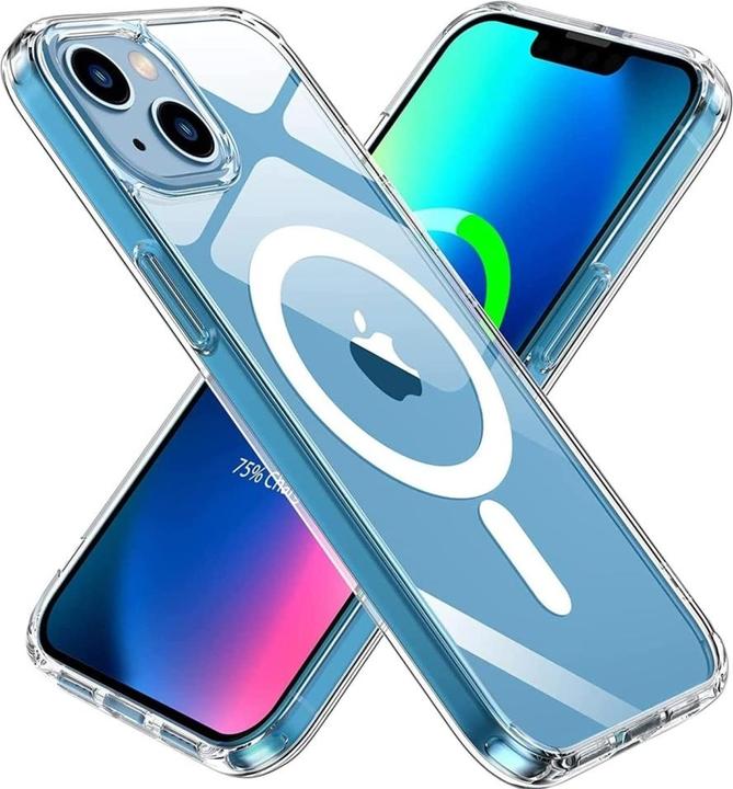Screenguard Magnetic Apple iPhone 13 Clear Case MagSafe Cover (Apple iPhone 13)