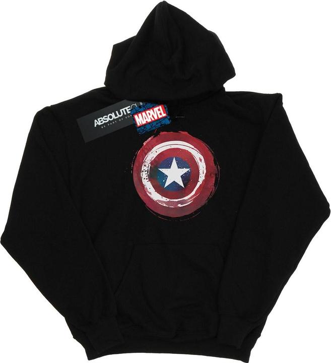 Produktbild Captain America Splatter Shield Kapuzenpullover Jungen (152, 158)