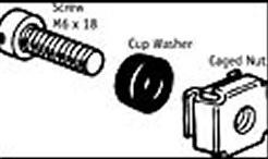 Actual product image APC NetShelter M6 Hardware Kit AR8100