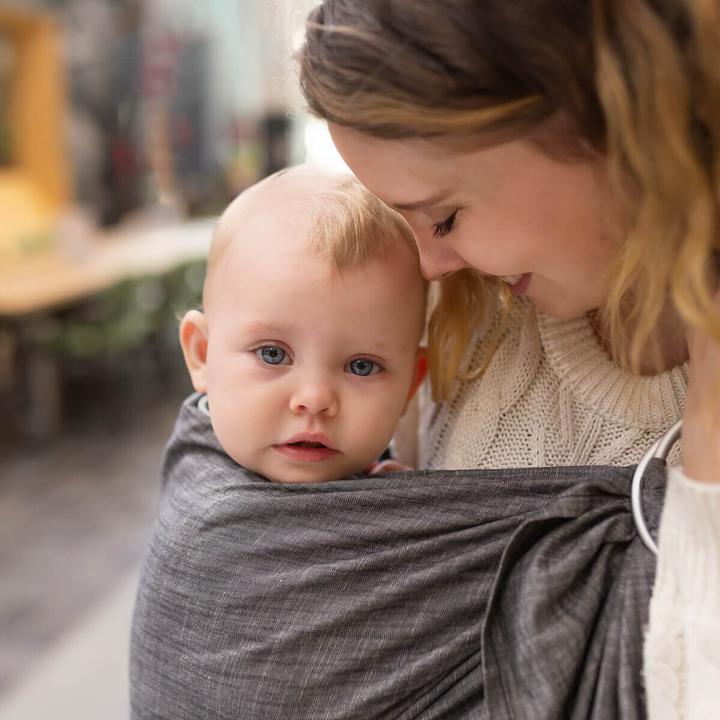Produktbild Hoppediz Babytragetuch gewebter Ring-Sling (2 m)
