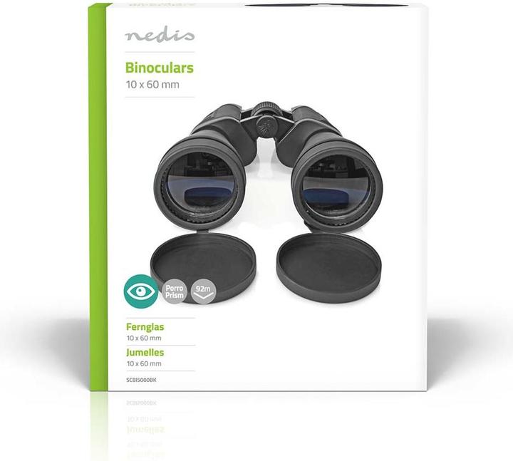 Image du produit Nedis Binoculaire| grossissement 10 x| diamètre de l'objectif 60 mm| champ de vision (10 x, 60 mm)