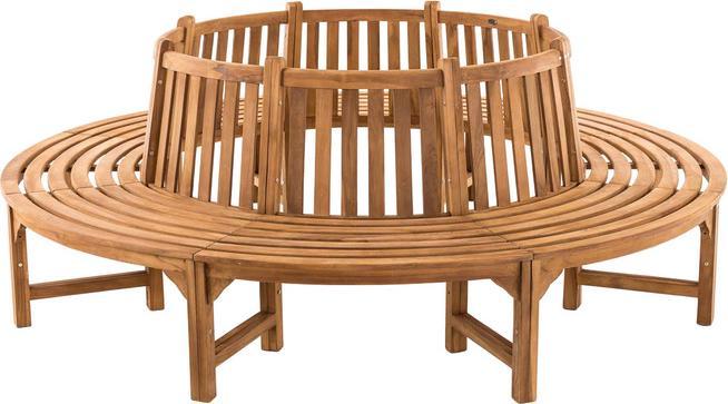 Produktbild Swisshandel24 Baumbank Novum rund 250 cm, teak