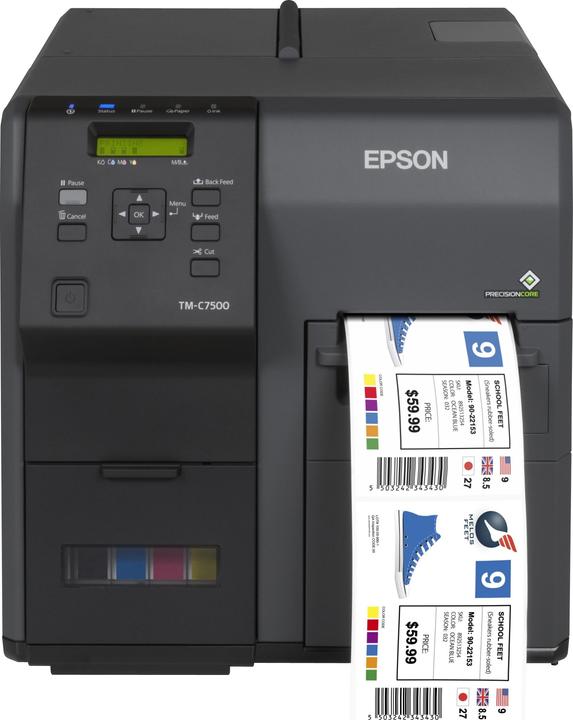 Actual product image Epson COLORWORKS C7500G (600 dpi)