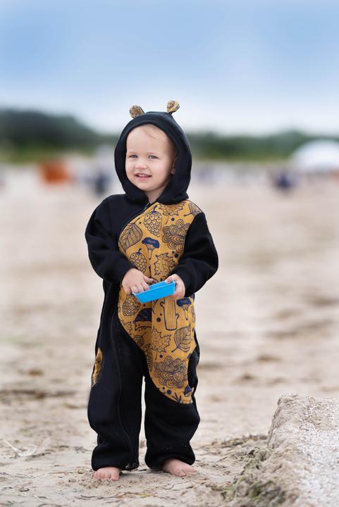 Produktbild Lennylamb Bear Romper - Under The Leaves (68)