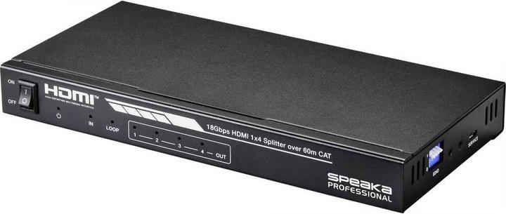 Produktbild SpeaKa Professional SP-HDS-700 HDMI® HDMI Extender über Netzwerkkabel RJ45 50m (Extender)