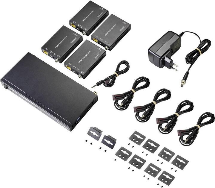 Produktbild SpeaKa Professional SP-HDS-700 HDMI® HDMI Extender über Netzwerkkabel RJ45 50m (Extender)