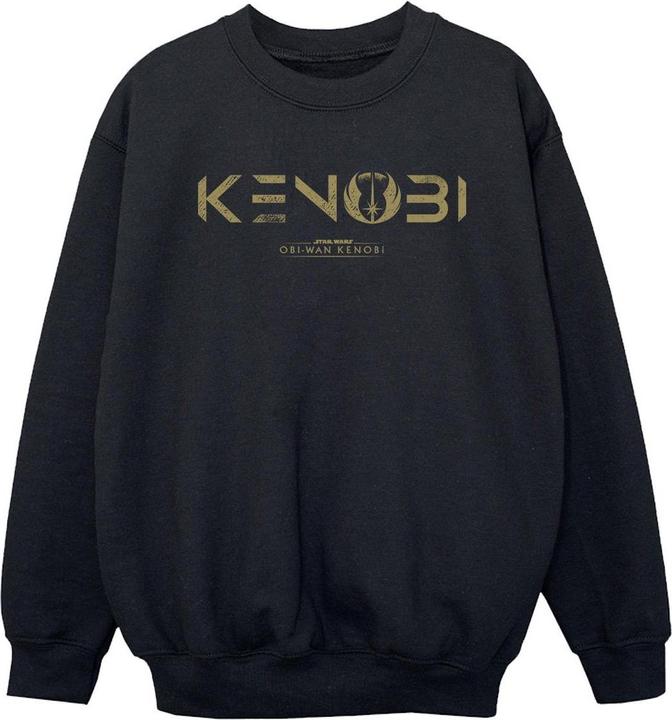 Actual product image Star Wars Boys Obi-Wan Kenobi Logo Sweatshirt (140, 146)
