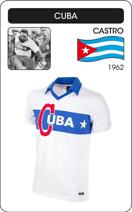 Copa Football Kuba Fidel Castro 1962 Retro Trikot