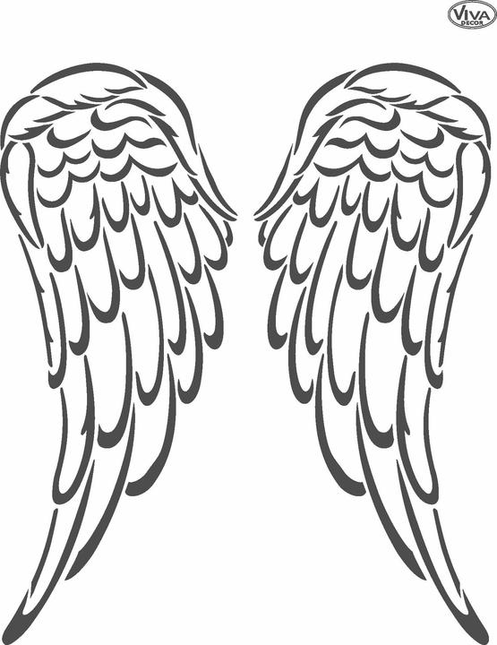 Image du produit Viva Decor Pochoir "Ailes d'ange", DIN A4