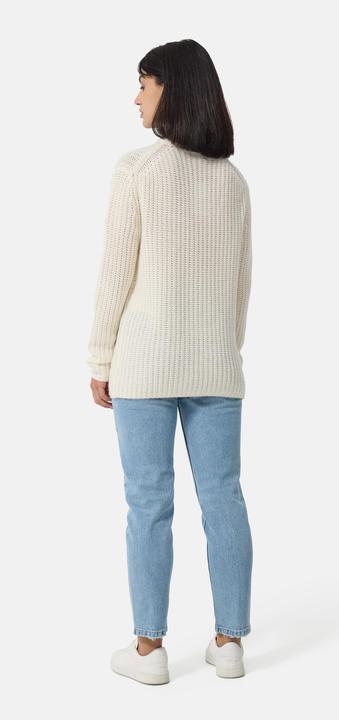 Immagine prodotto Cash-Mere Grobgestrickter Wolle Kaschmir Rundhals Pullover (XS)