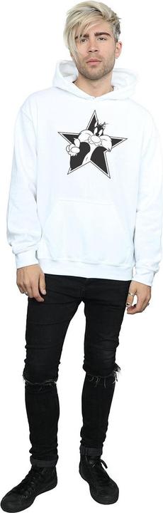 Immagine prodotto Looney Tunes Sylvester Mono Star Felpa con Cappuccio Uomo (XXL)