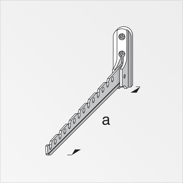 Immagine prodotto Alfer Bocchetta per abiti in alluminio (1 pz.)