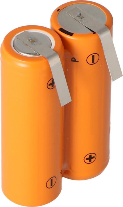 Produktbild AccuCell Akku mit Lötfahnen ersetzt Philips 138 10609 (1 Stk., 1200 mAh)