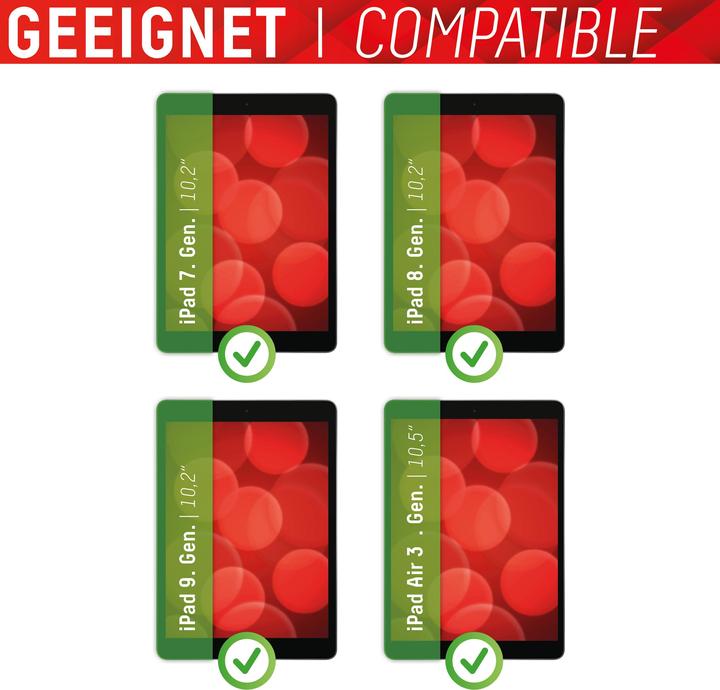 Immagine prodotto Displex Vetro per tablet, vetro protettivo per tablet (1 Pezzo/i, iPad 2020 (8. Gen), iPad 2021 (9a generazione), iPad 2019 (7° gene), iPad Air 2019 (3. Gen))