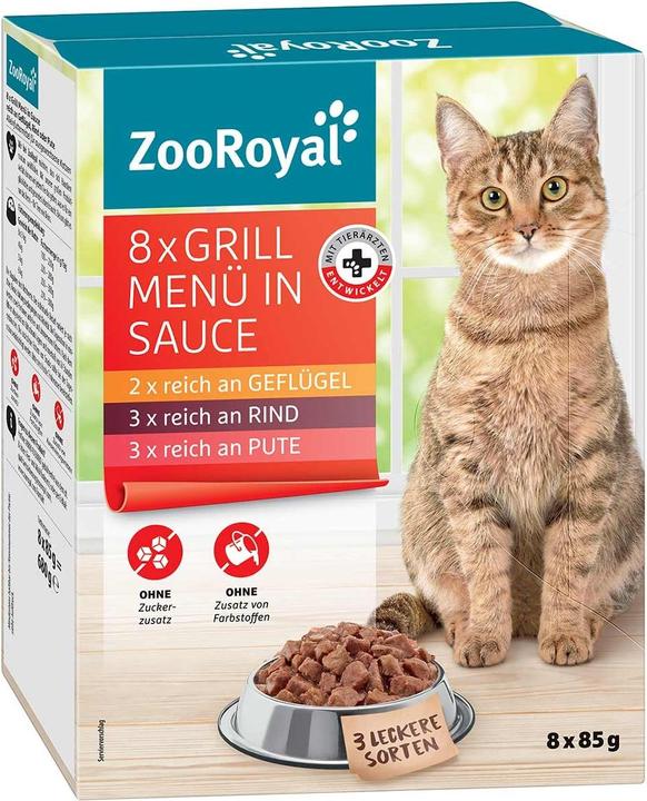Produktbild Zooroyal Multipack Grill Menü in Sauce (Adult, 680 g)
