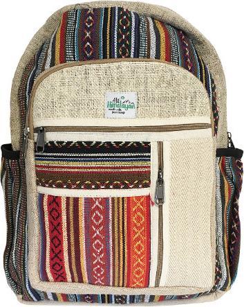 Actual product image Bekos Large Hemp Fibre Zipper Backpack (30 l)