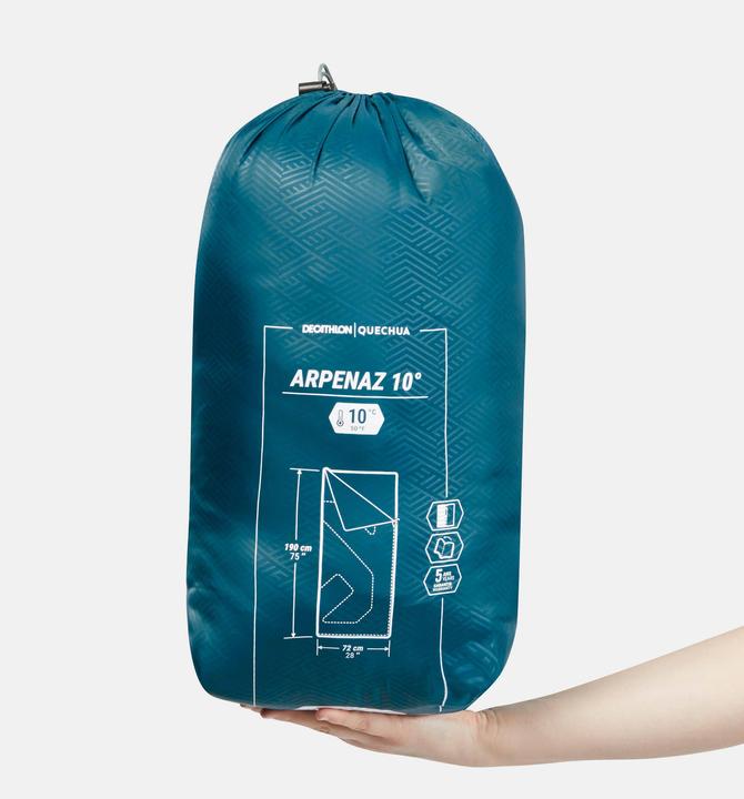Actual product image Quechua ARPENAZ 10 ZIP (190 cm)