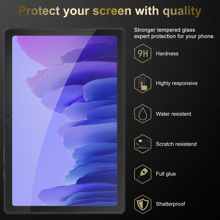 Actual product image Cadorabo Display protection glass (1 Piece, Galaxy Tab A7 10.4 (2020))