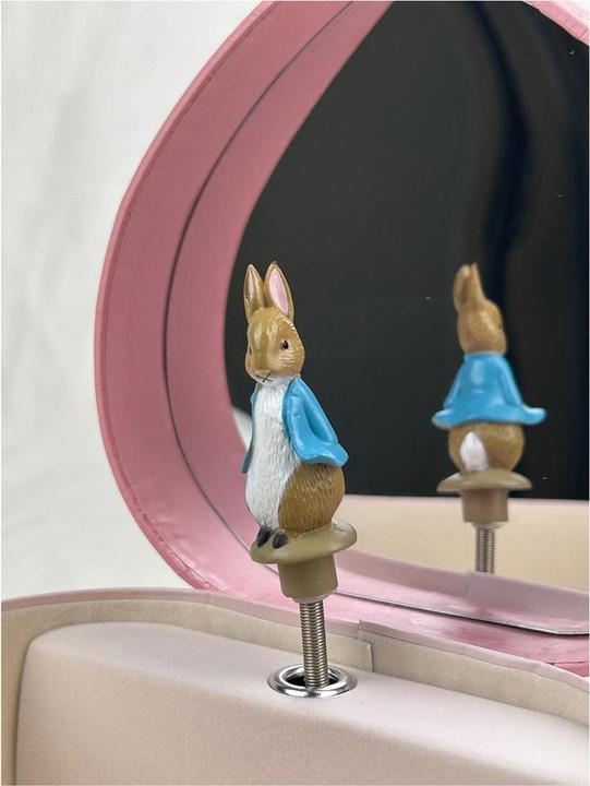 Actual product image Trousselier Musical Musical Clock Heart, Peter Rabbit